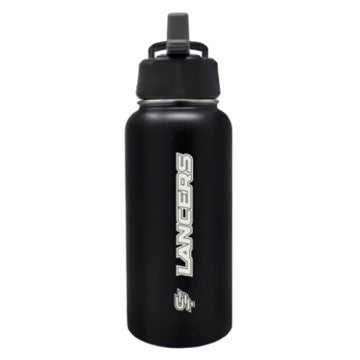 Drinkware, SF Lancers Boundless Tumbler- Lid with Straw- Charcoal or Black, 32 oz.