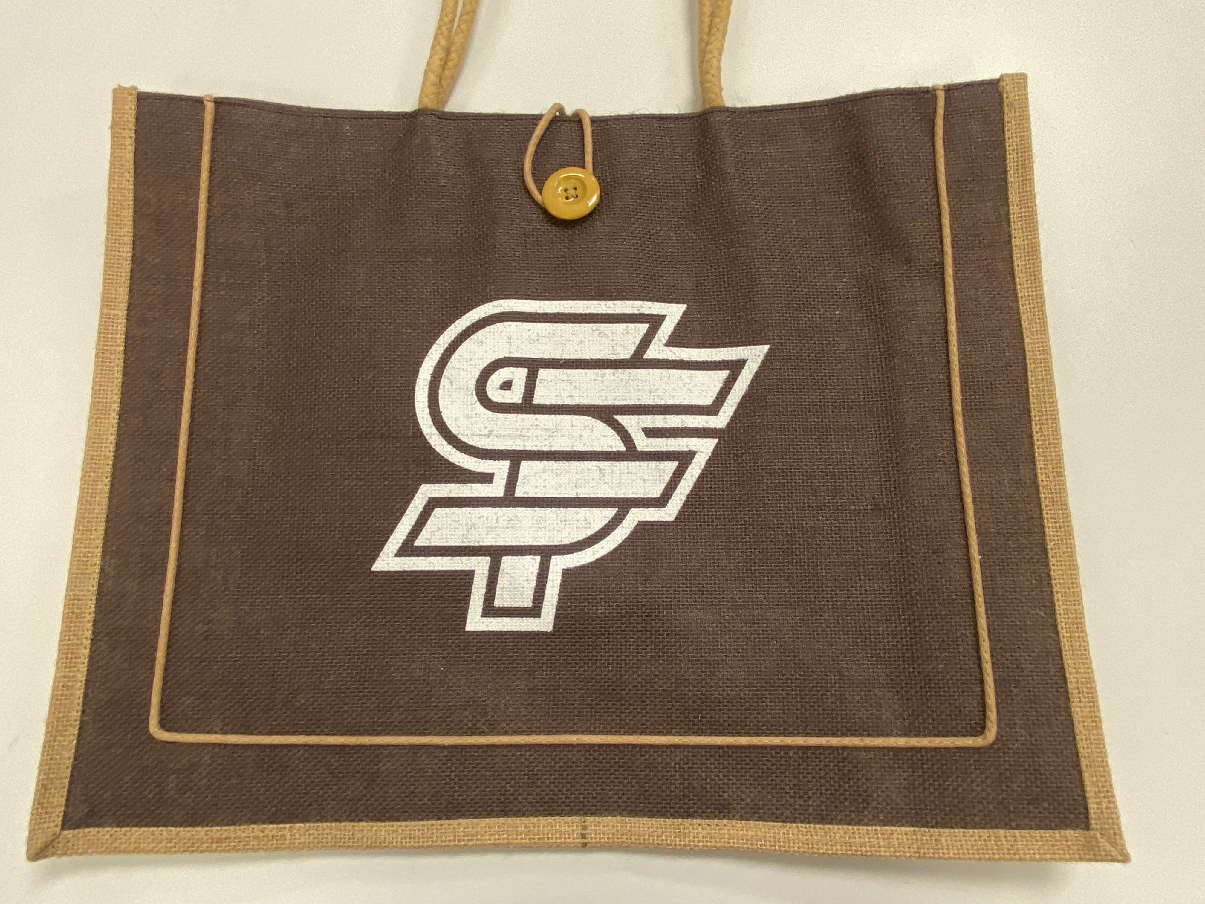 Bag, Jute Tote- Brown/ Natural