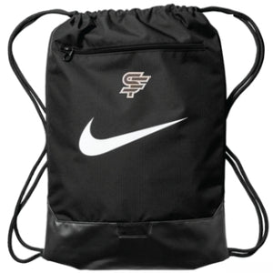 black nike drawstring backpack
