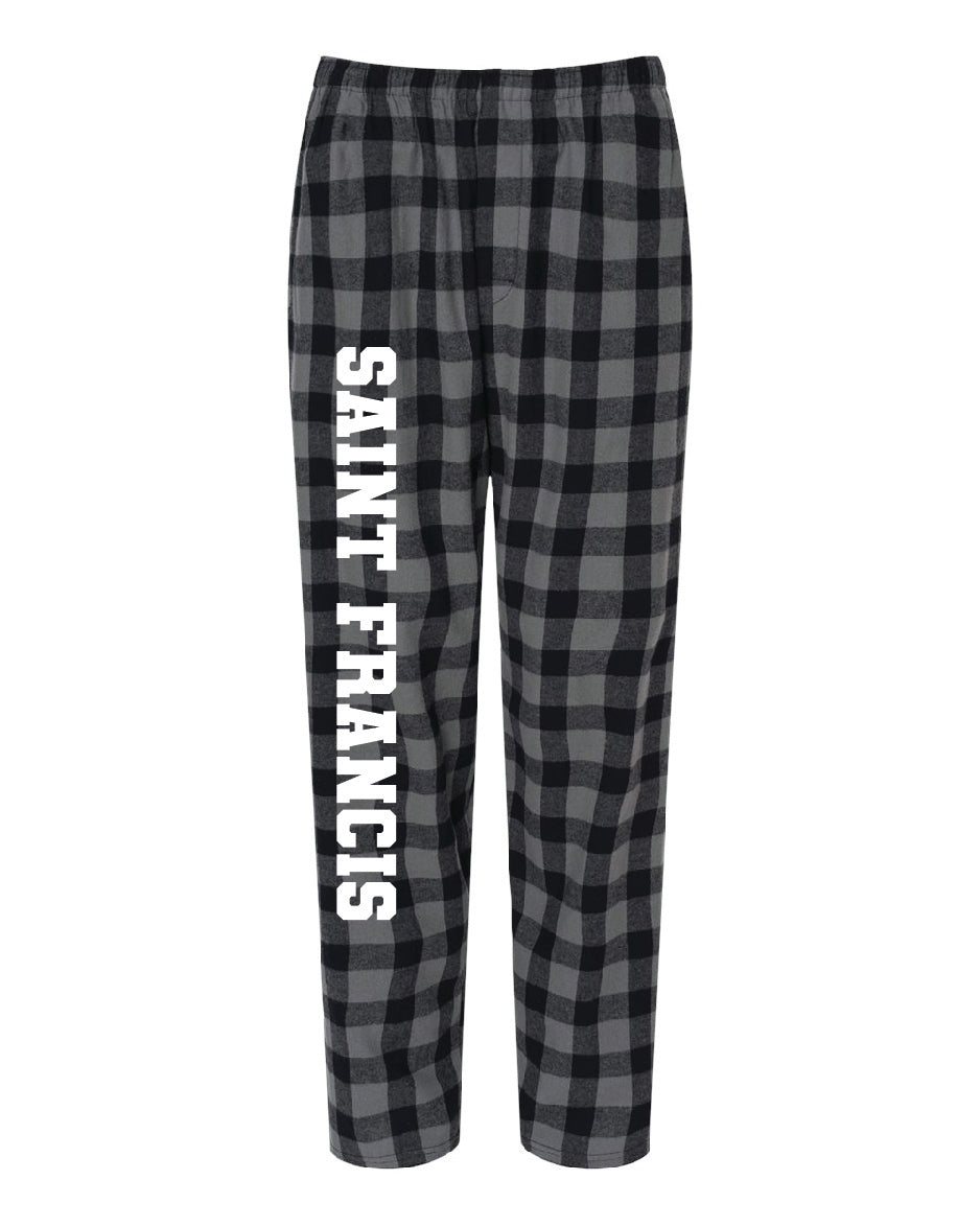 Black Plaid Pajamas Buffalo Plaid Mens Pants Flannel Pant, Unisex
