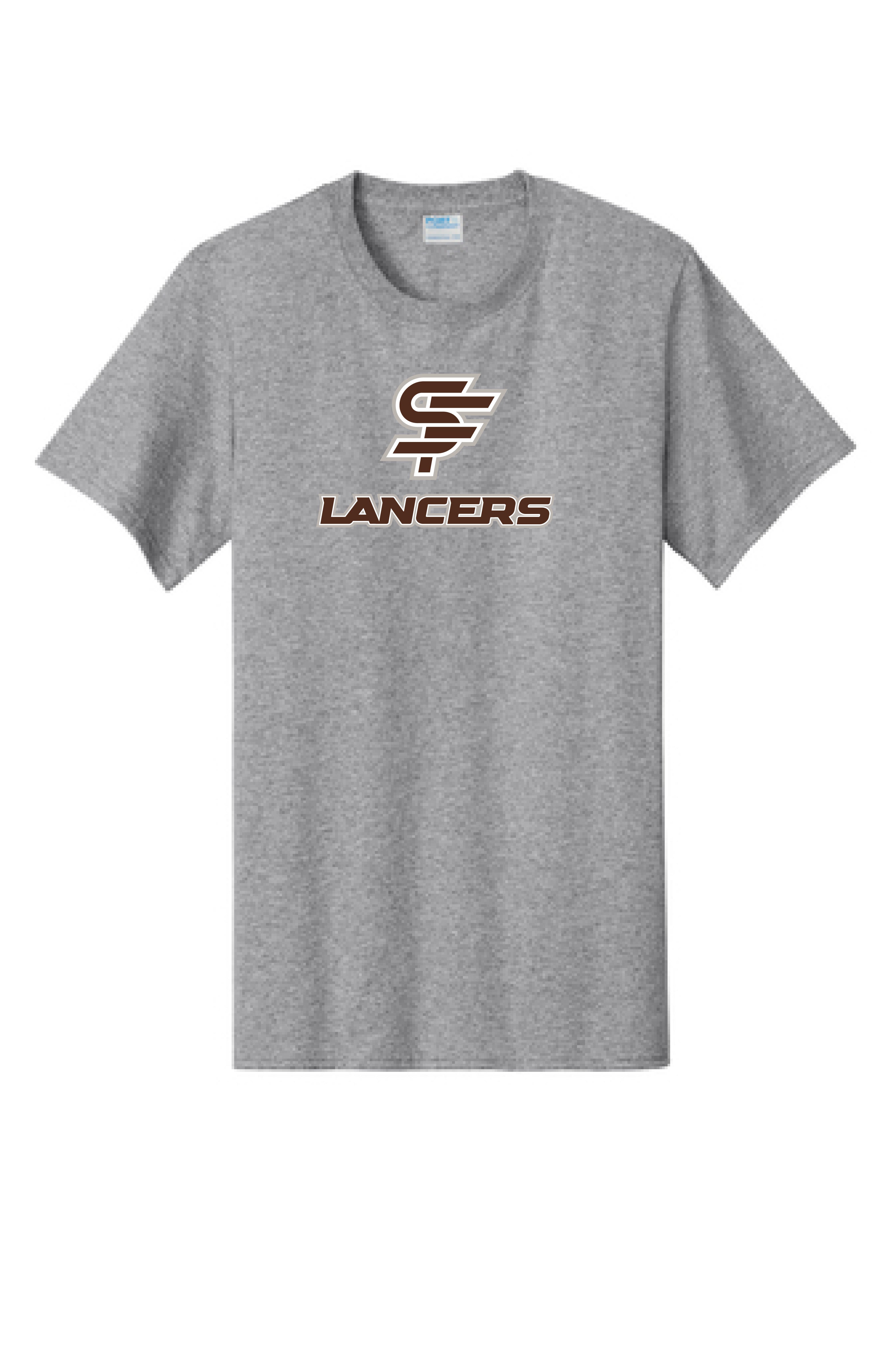 T-Shirt/ SHORT Sleeve, Brown/White Logo, New Saint Francis Design