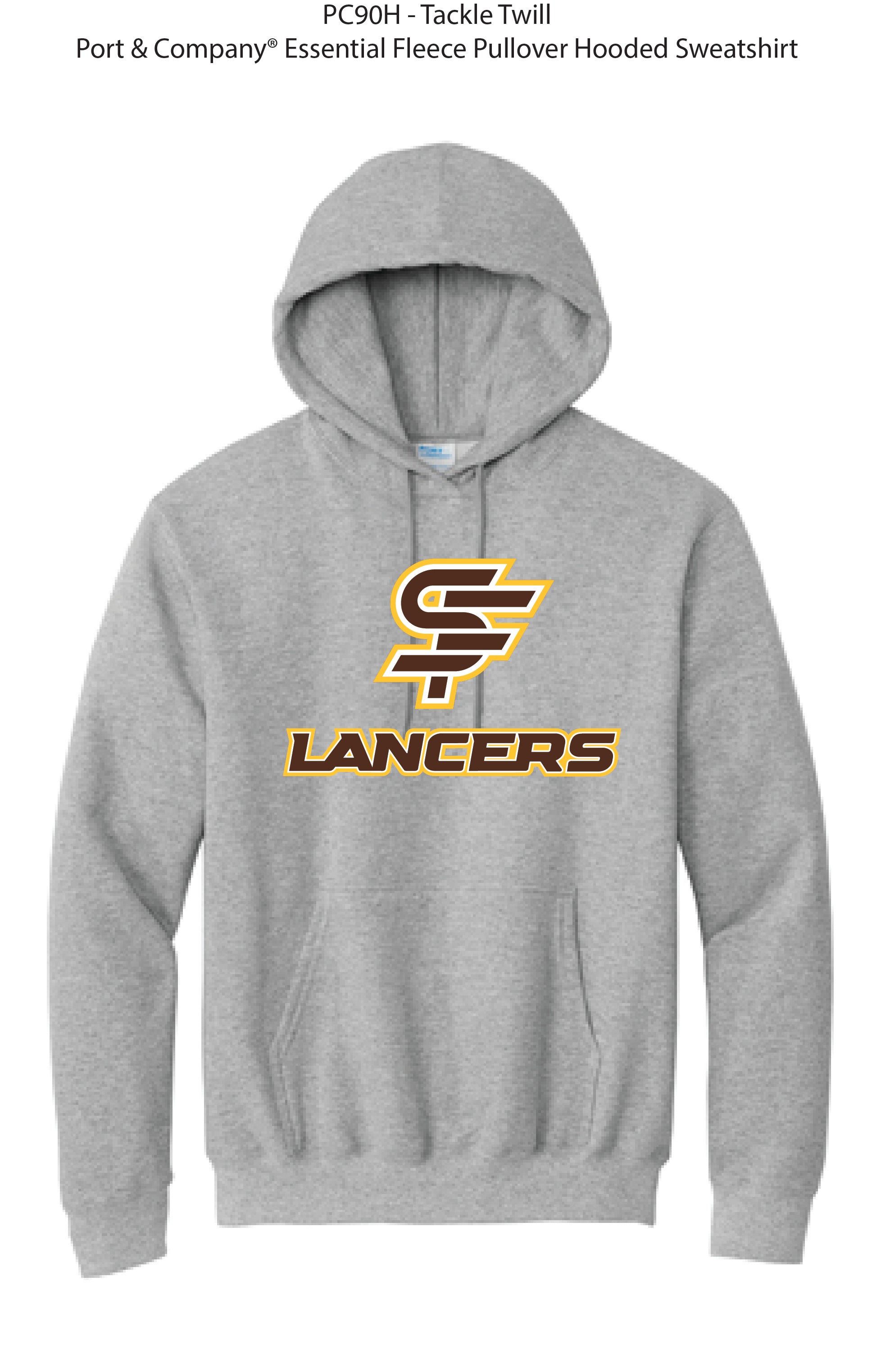 Sweatshirt, SF LANCERS (NEW LOGO) TACKLE TWILL - Hooded Pullover