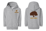 Load image into Gallery viewer, Sweatshirt, Toddler Full Zip  with Bay Tree Logo
