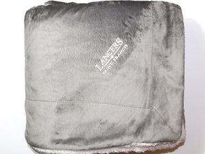 Sherpa Blanket with Insert Opening