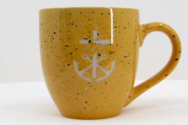 Bistro Ceramic Speckled Mug 16 oz