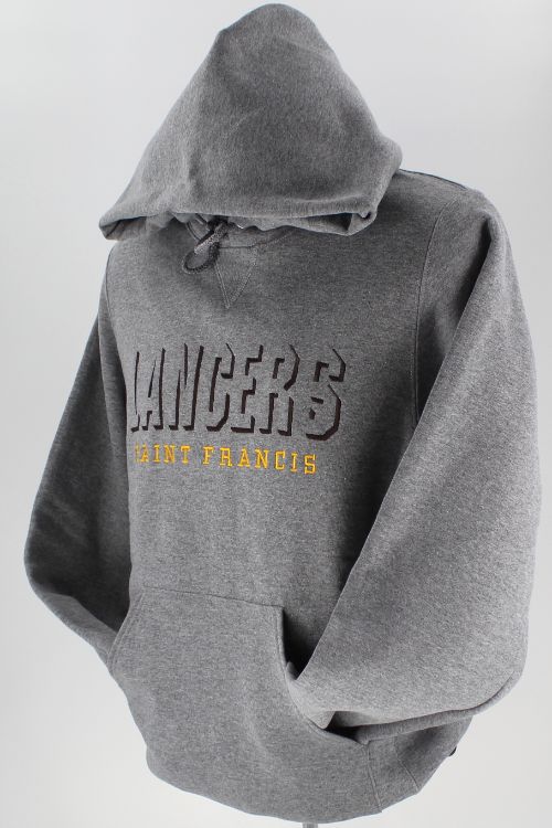 Sweatshirt, LANCERS SAINT FRANCIS Shadowblock Embroidery - Hooded Pullover