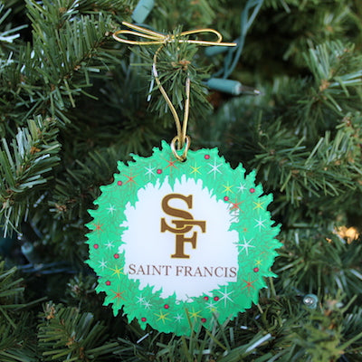 Ornament/Wreath,  SF SAINT FRANCIS